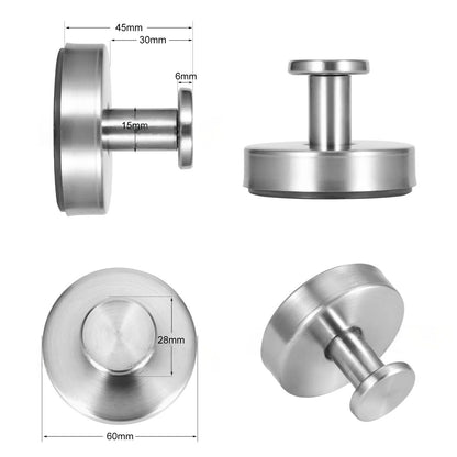 2-4PCS Strong Vacuum Suction Cup Hook Shower Towel Holder Hooks Bathroom Kitchen