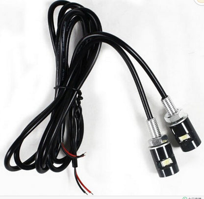 2pcs LED License Number Plate Light Screw Bolt Bulbs 5050 SMD For Car Motorcycle