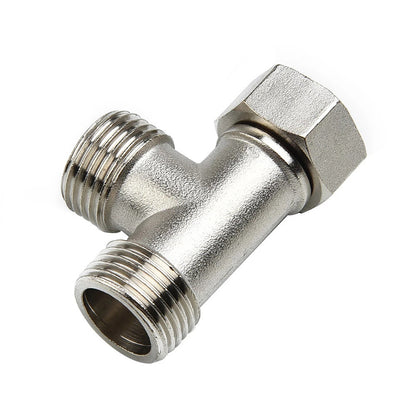 T-adapter 3 Ways Valve For Diverter Toilet Bidet Bath Sprayer Shower Head Parts