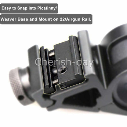 2X 11mm Dovetail to 20mm Rail Mount Picatinny Weaver Rail Scope Rail Adaptor AU