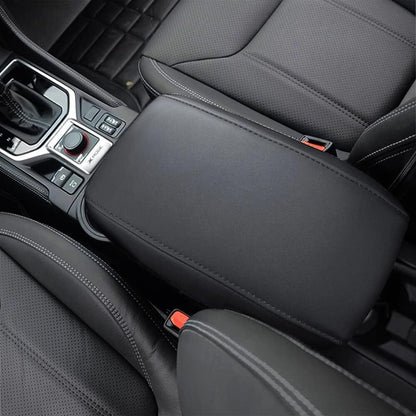 Car Center Console Lid Armrest Cover Custom Compatible with For 2019-2024 Subaru Forester