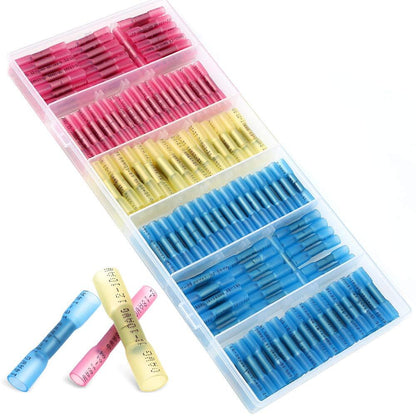 500X Heat Shrink Butt Splice Wire Connector Insulated Waterproof Crimp Terminals