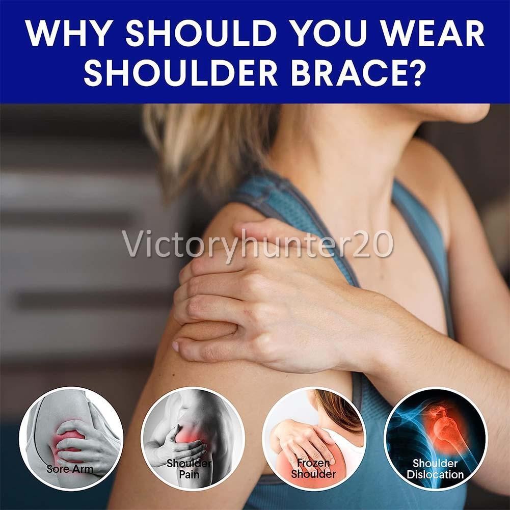 Right Shoulder Brace Injury Dislocate Rotator Cuff Support Compression Wrap F
