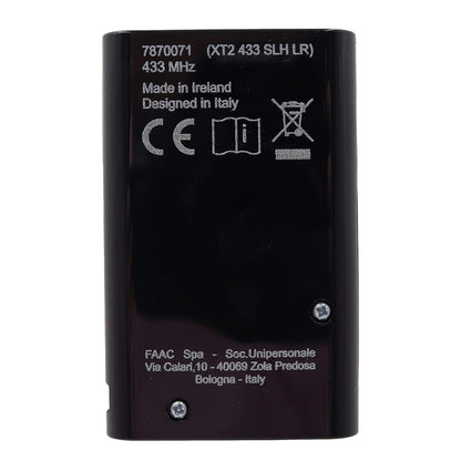 FAAC Genuine Garage/Gate Remote XT2/XT4/TE4433H/787452/433 SLH LR 740 741 402