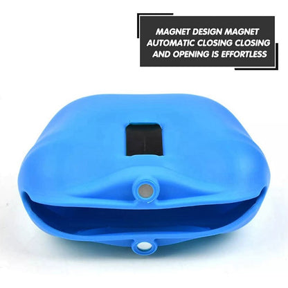 Pet Silicone Training Treat Bag Pouch with Clip Waist Pack Feed Feed Dog AU