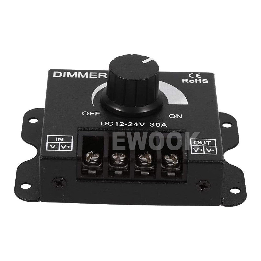 DC 12v 24v 30A Led Switch Dimmer Controller For Led Strip Light Single Colour