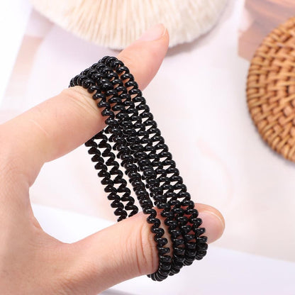 Accessory Girls Super Thin Ponytail Holder Hair Ropes Rubber Telephone Wire