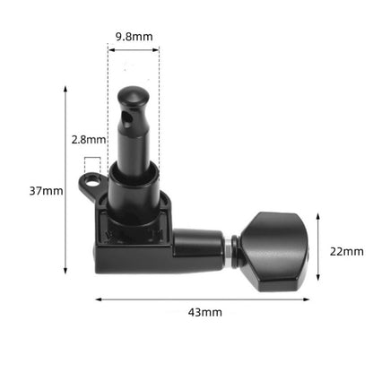 Metal Guitar String Tuning Pegs Locking Tuners  Stringed Instruments
