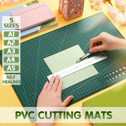 Junesix A1 A2 A3 A4 A5 PVC Cutting Mat Durable DIY Self Healing Engraving Pad AU