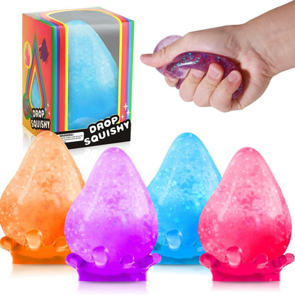Dream Drop Fidget Solid Squish Toy Sensory Toys Teardrop  Stress Squeeze Ball