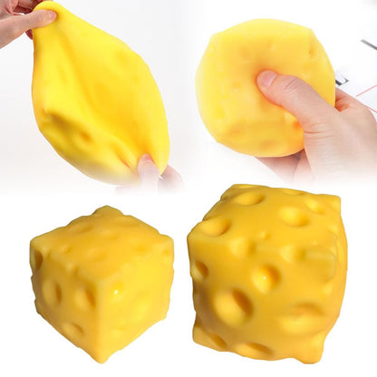 Extra Large Squishy Cheese Block, Stress Relief Squeeze Toy Gifts ,Cyber Deal