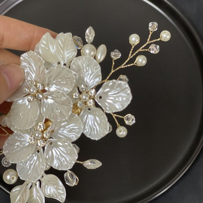 Crystal Pearl Bridal Hair Clips  Wedding Hair Accessories