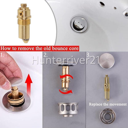 Pop Up Waste Mechanism - Plug Basin Sink Bath Drain Valve Bolt AUS