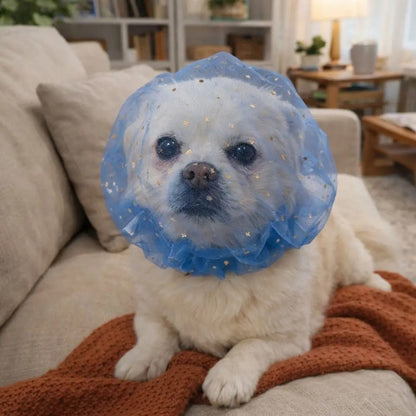 Breathable Dog Anti-Eating Veil Anti Licking Headband  Behavior Control