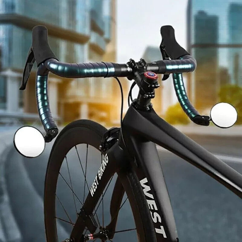 1pc MTB Mountain Bike Rearview Mirror Bicycle Handlebar Convex Rear View Mirror
