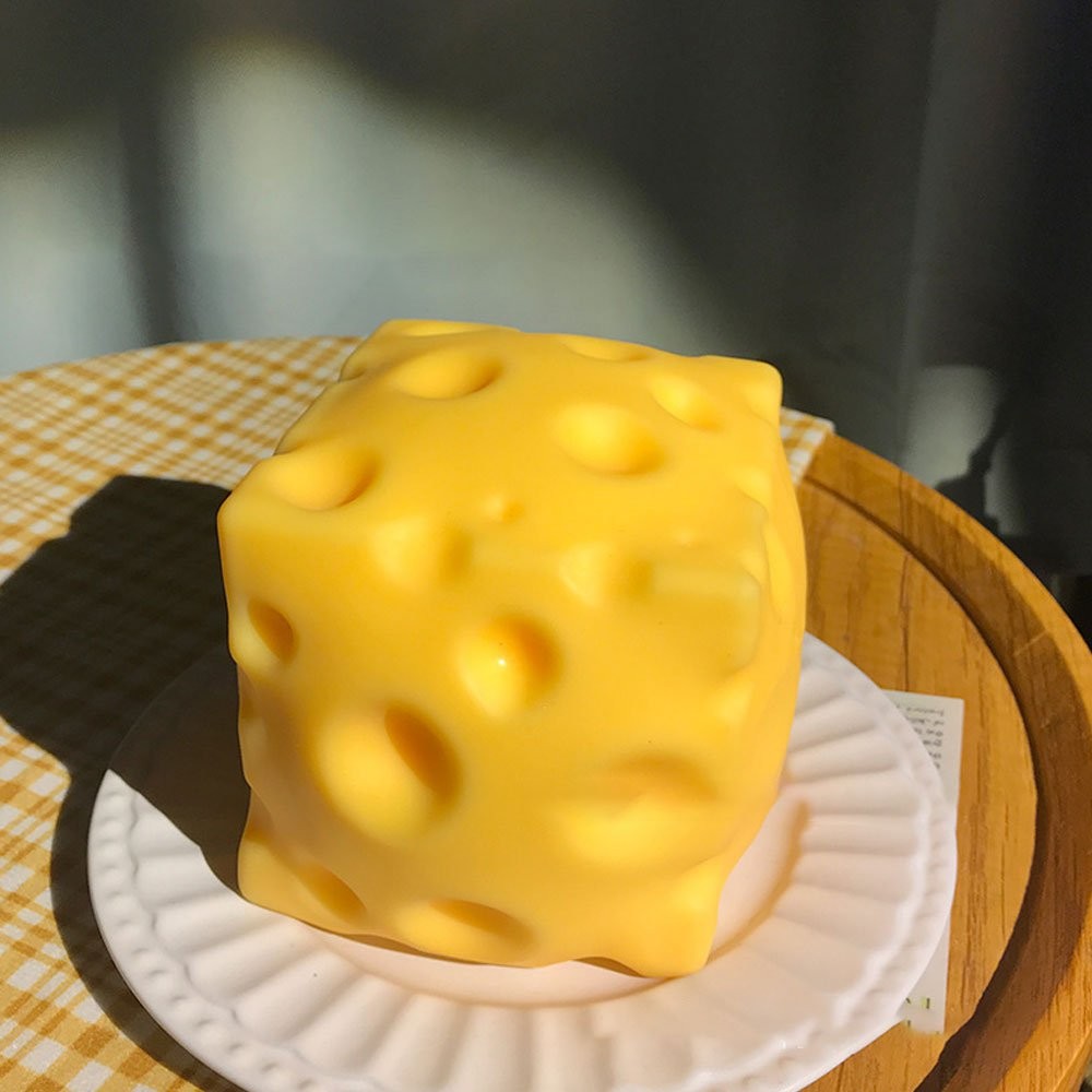 Extra Large Squishy Cheese Block, Stress Relief Squeeze Toy Gifts ,Cyber Deal