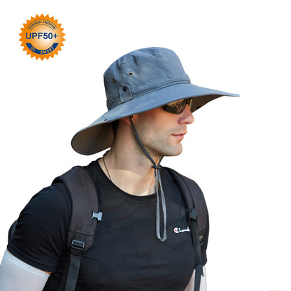 OZ SMART Sun Hat Men/Women, Wide Brim Bucket Hats Certified UPF 50 UV Protection