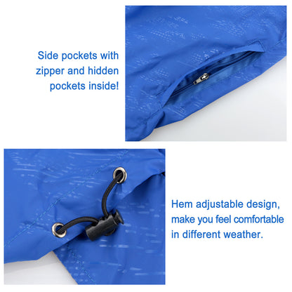 Unisex Cycling Running Hiking Bike Waterproof Windproof Jacket Outdoor Rain Coat