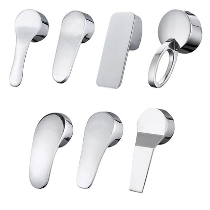 Faucet Handle Chrome Plated Mixer Tap Replacement Cover Kitchen Bathroom
