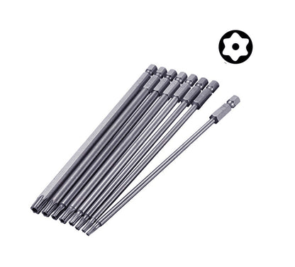 150mm Long S2 Magnetic Torx Screw Driver Security Tamper Proof Individual T8-40H