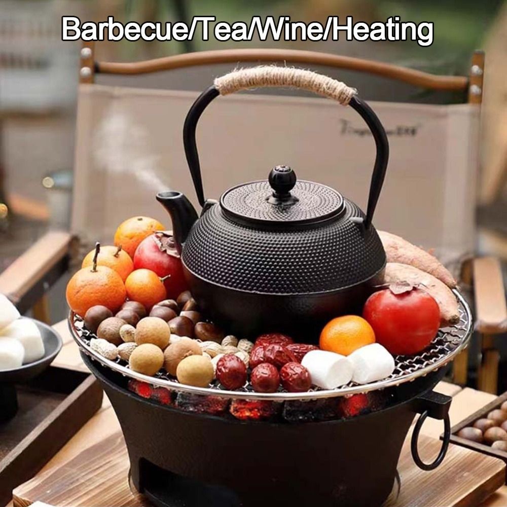 Round Grill Racks Reusable Roast Grate Net New BBQ Roasting Net