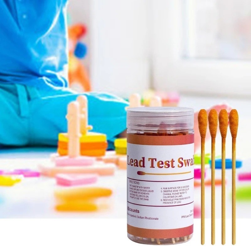60Pcs Test Swabs Lead Paint Test Kit Instant Lead Test Kit Quick Results New AU