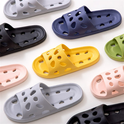 Men Women Slippers Bathroom Leaking Quick-drying Shower Slipper Light Weight AU