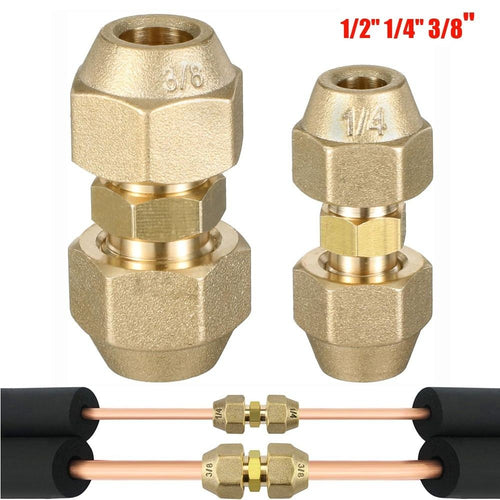 1/2" 1/4" 3/8" Copper Connectors  HVAC Air Conditioning Refrigeration