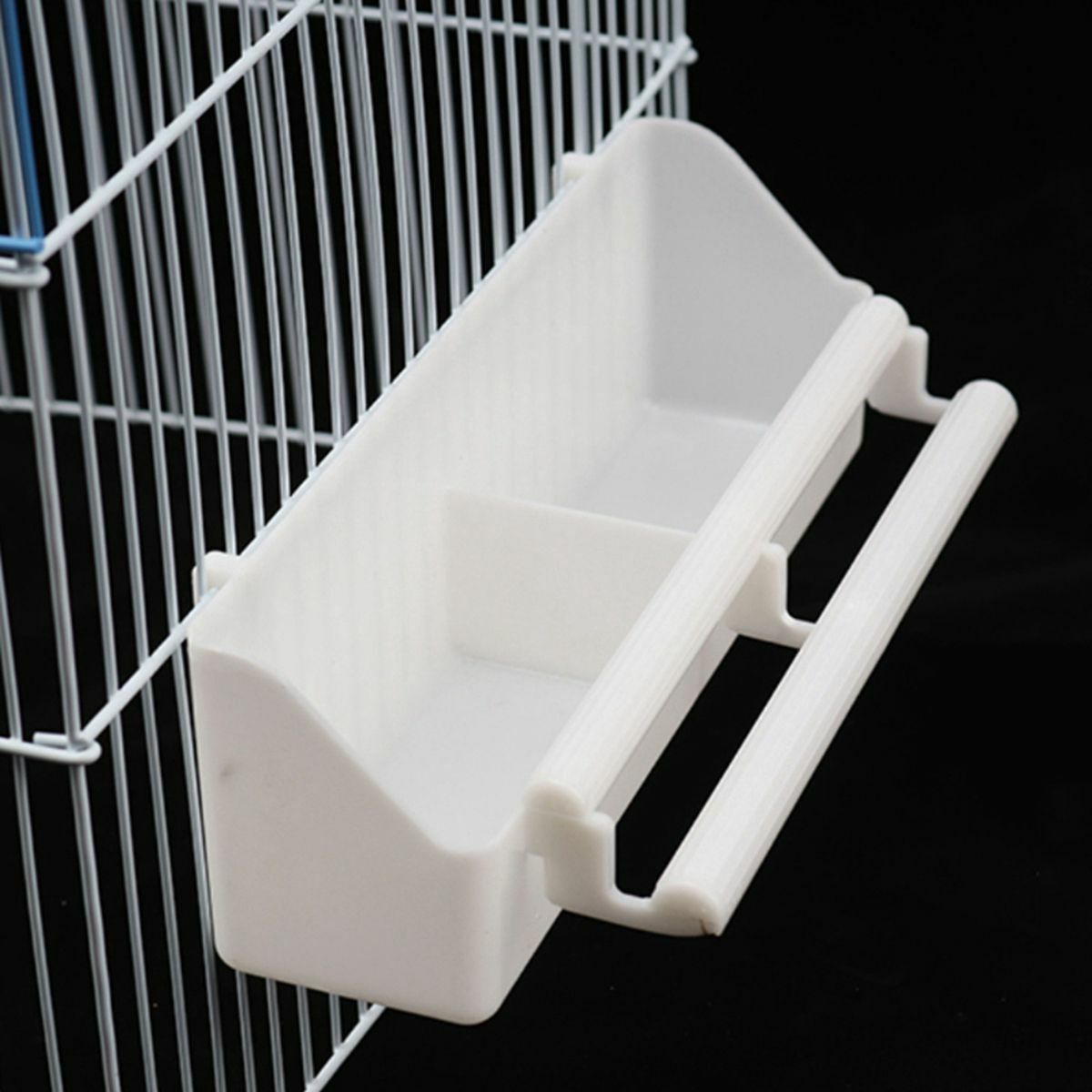 Parrot Pet Cage Bird Food Feeder Bowl Standing Hanging Bowl Water Dispenser Box.