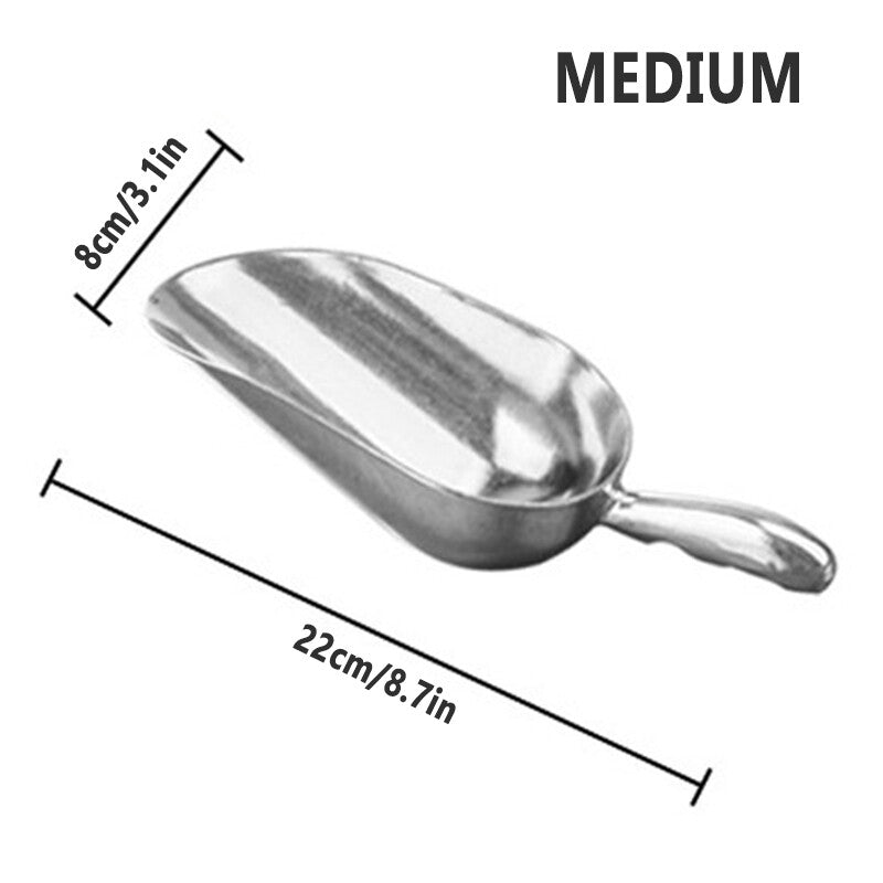 Food Candy Ice Scoop Bar Shovel Scoop Stainless Steel Metal for Kitchen Tools