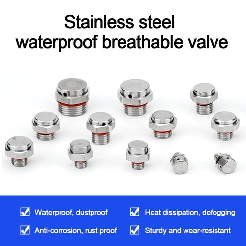 Waterproof Air Vent Valve Screw In Breather Vent Valve Heat Dissipation Plug