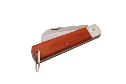 Harden Stainless Steel Electrician Folding Cable Knife Wire Cut Curved Blade