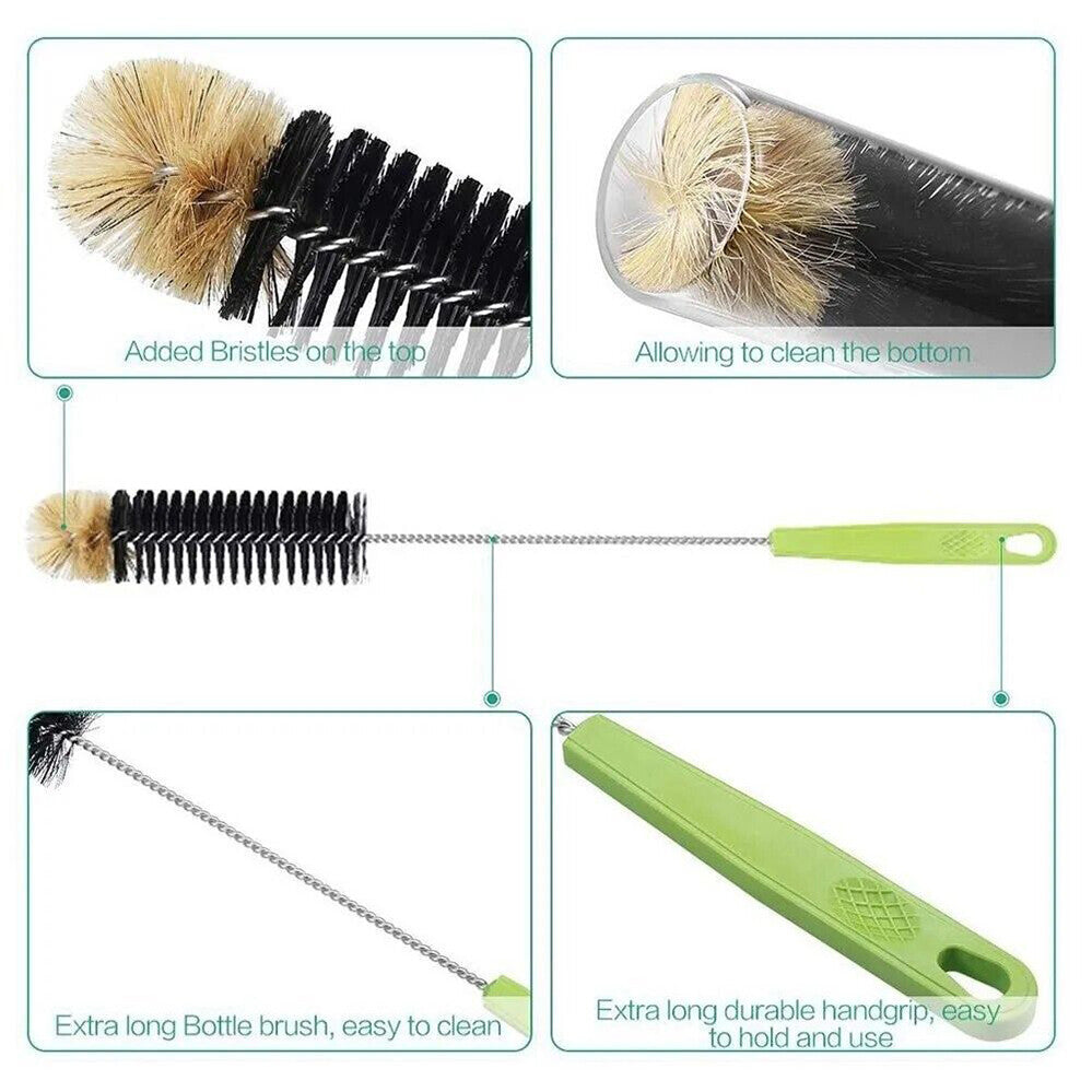Long Handle Bottle Brush Cleaning Brush Scrubbing Tool Cup Brush Kettle Brush