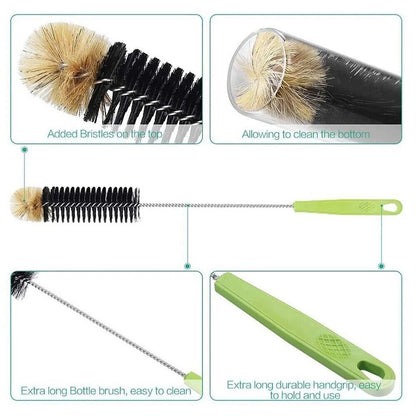 Long Handle Bottle Brush Cleaning Brush Scrubbing Tool Cup Brush Kettle Brush