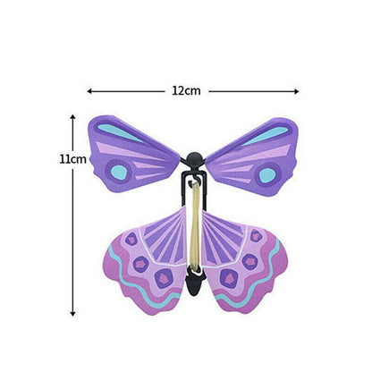 10/20/30/50/100x Magic Wind Up Flying Butterfly Surprise Birthday Greeting Gifts