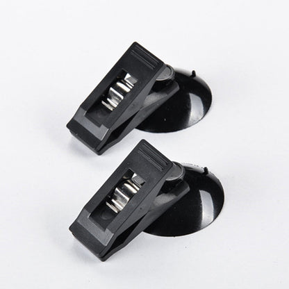 2x Car Windscreen Suction Ticket Cup Plastic Clips Holder Curtains Clip Pen Card