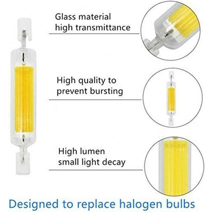 R7S LED 78/118mm LED Flood COB Light Replacement For Halogen Lamp Corn Bulb