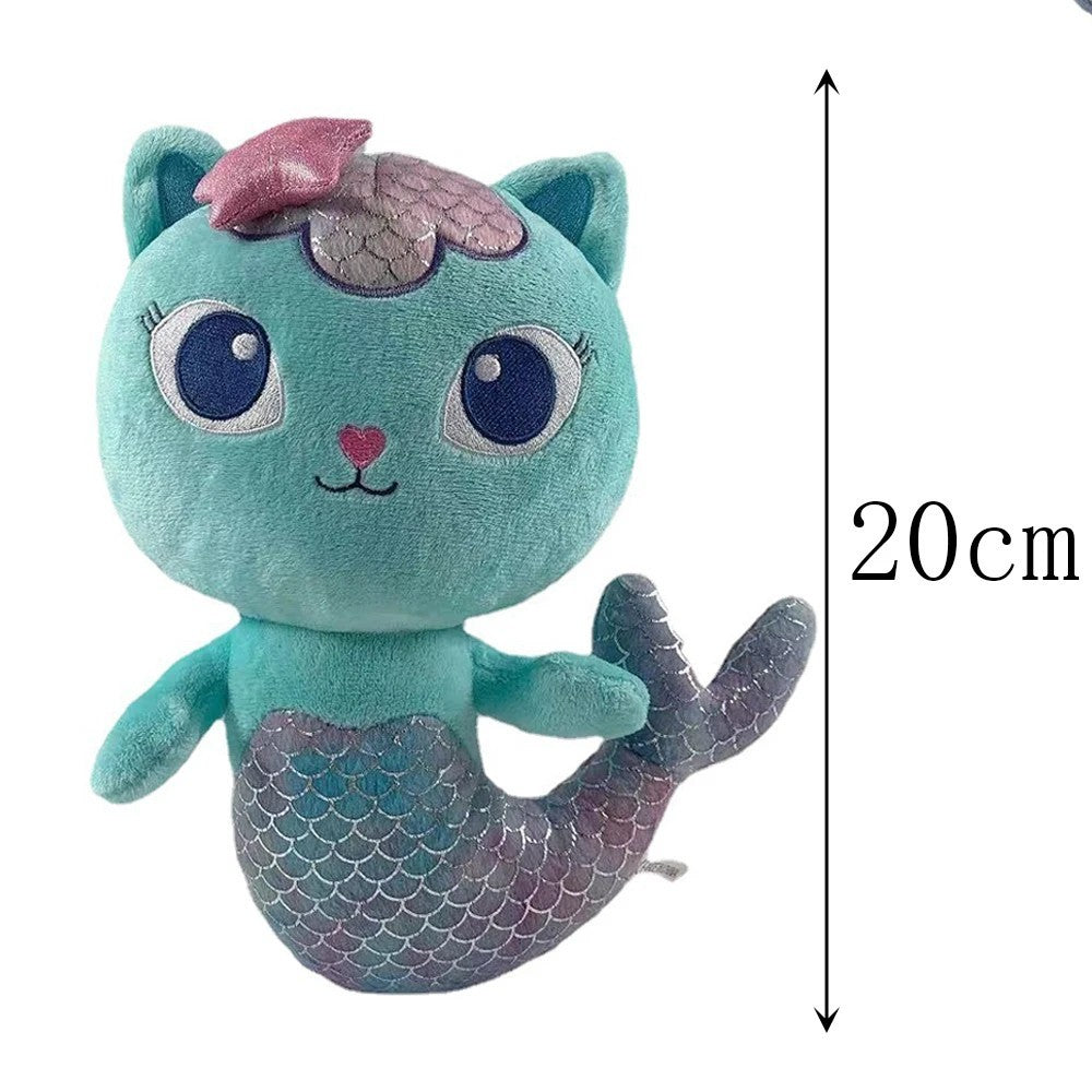 Gabby's Dollhouse Pandy Paws Cat Plush Doll Toys Soft Stuffed Kids Xmas Gift A++