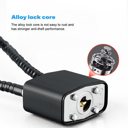 Rust-proof Steel Wire Combination Padlock Cable Lock Equipped with Keys Durable