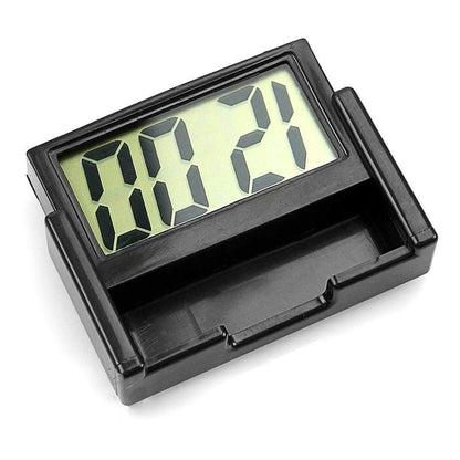Small Digital Clock LCD Date Time Calendar For Car Dashboard Table Desk Portable