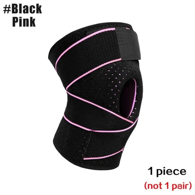 Gel Silicone Compression Knee Support Brace Arthritis Pad Pain Relief Strap AU