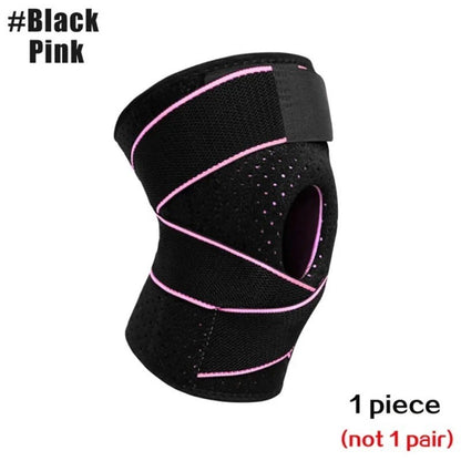 Gel Silicone Compression Knee Support Brace Arthritis Pad Pain Relief Strap AU