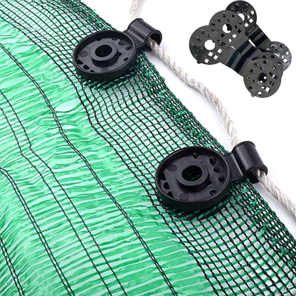 UP 100X Shade Cloth Plastic Clips Round Plastic Black Clips for Sun Shade Net AU