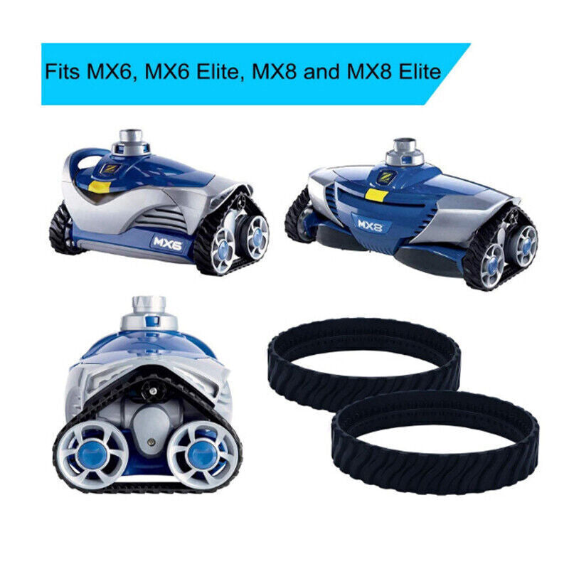2/4Pcs For Zodiac MX8 MX6 Baracuda R0526100 Pool Cleaner AU Tracks Tyres Wheel C