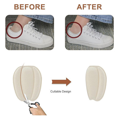 Non Slip Shoe Tongue Pads Size Reducer Shoe Filler Tongue Cushion Insert