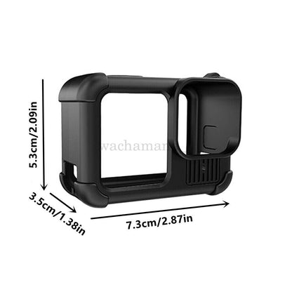 Black Silicone Sleeve Protective Case Cover Compatible with GoPro Hero 13 Accessories