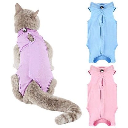 Jumpsuit Kitten Recovery Clothes Anti-licking Cat Sterilization Suit  For Pet