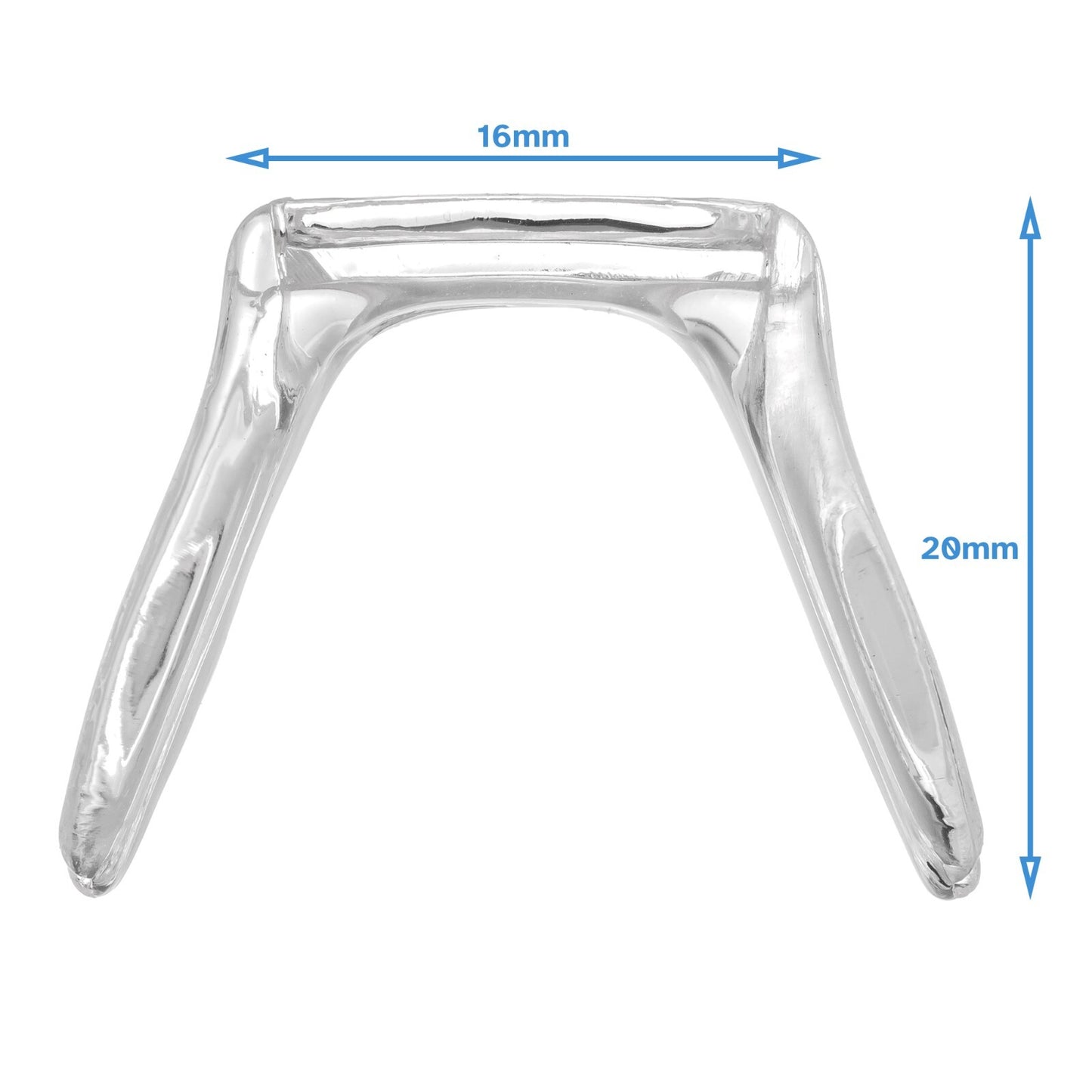 2pcs Clear Nose Pads Clip In Glasses Bridge Slotted Repair Push on Frame Slit