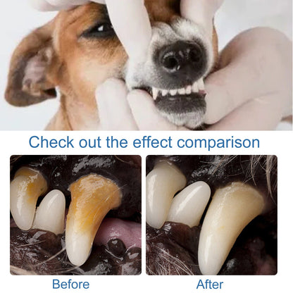 Pet Dogs Dental Tartar Remover Foaming Spray Whitens Teeth Oral Care Cleaner