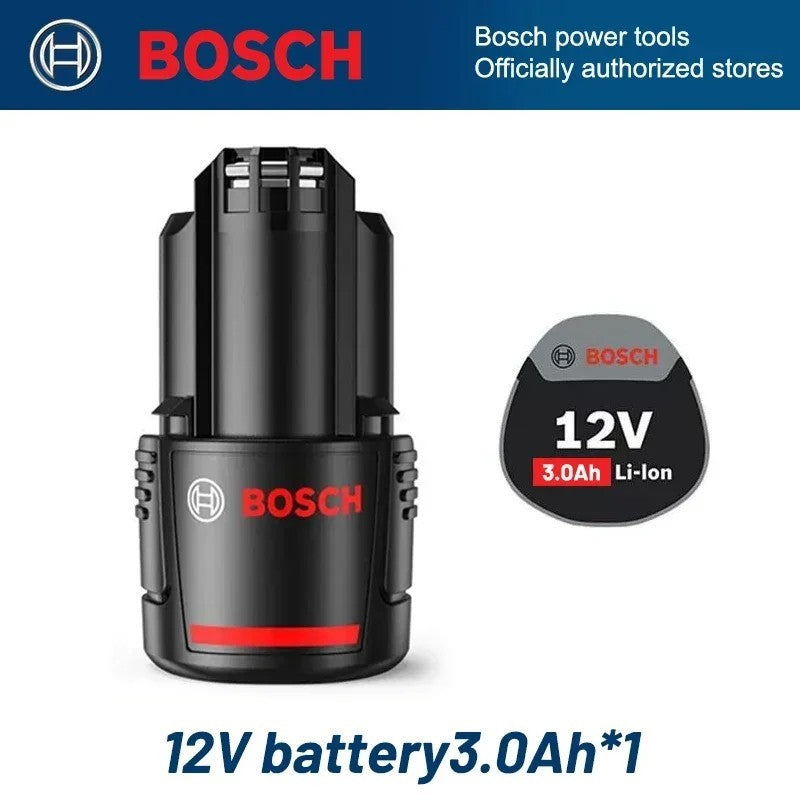Bosch Original 3.0Ah 12V battery, 3000mAh BAT411 Lithium ion Rechargeable
